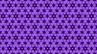 mor soyut yıldız deseni, vektör illüstrasyonu