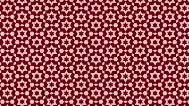 kırmızı soyut yıldız deseni, vektör illüstrasyonu