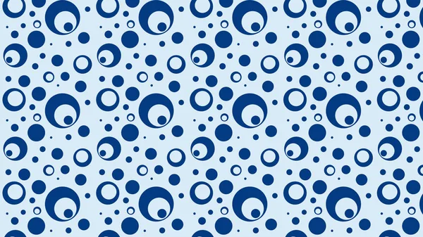 Abstrakt Blå Cirklar Mönster Vektor Illustration — Stock vektor