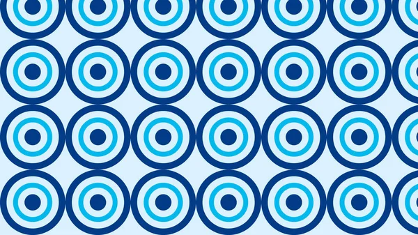 Abstract Blue Circles Pattern Vector Illustration — ストックベクタ