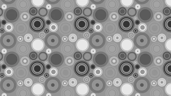 Abstract Grey Circles Pattern Vector Illustration — Stock Vector