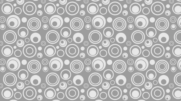 Abstrakte Graue Kreise Muster Vektorillustration — Stockvektor
