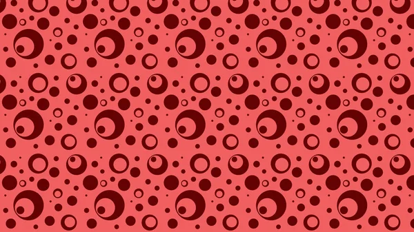 Abstract Red Circles Pattern Vector Illustration — ストックベクタ