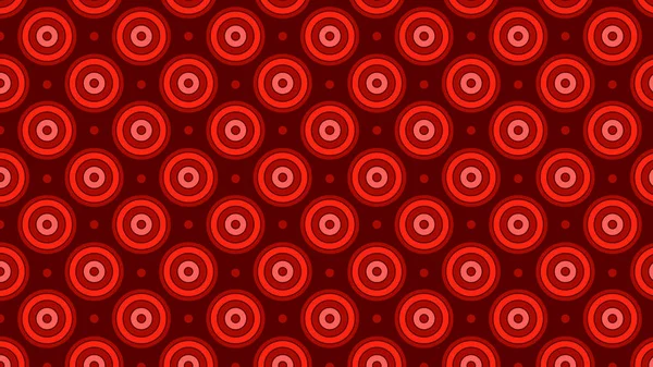 Motif Abstrait Cercles Rouges Illustration Vectorielle — Image vectorielle