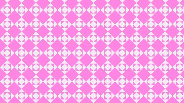 Abstracto Geométrico Patrón Cuadrados Color Rosa Vector Ilustración — Archivo Imágenes Vectoriales