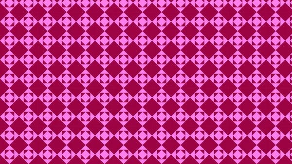 Abstrakte Geometrische Rosa Quadrate Muster Vektorillustration — Stockvektor