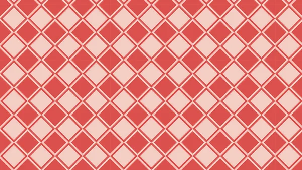 Abstrakcyjny Geometryczny Wzór Czerwonych Kwadratów Ilustracja Wektora — Wektor stockowy