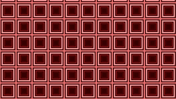 Αφηρημένα Γεωμετρικά Κόκκινα Τετράγωνα Μοτίβο Διανυσματική Απεικόνιση — Διανυσματικό Αρχείο