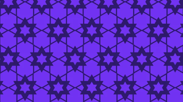 Purple Abstract Stars Pattern Vector Illustration — Stock Vector