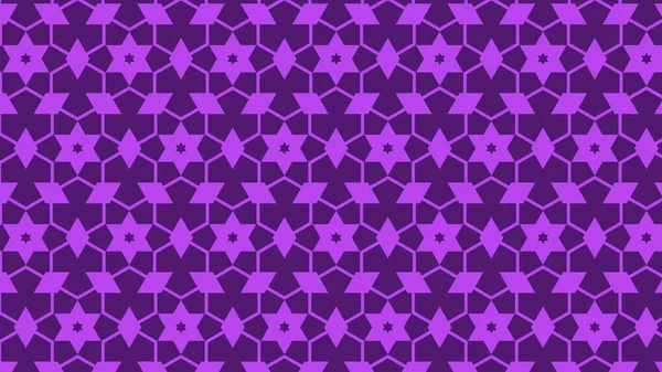 Lila Abstrakte Sterne Muster Vektorillustration — Stockvektor