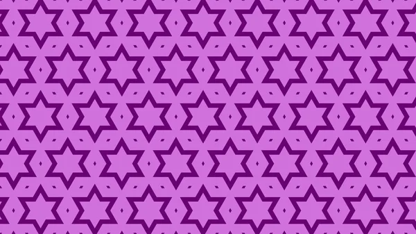 Púrpura Estrellas Abstractas Patrón Vector Ilustración — Archivo Imágenes Vectoriales