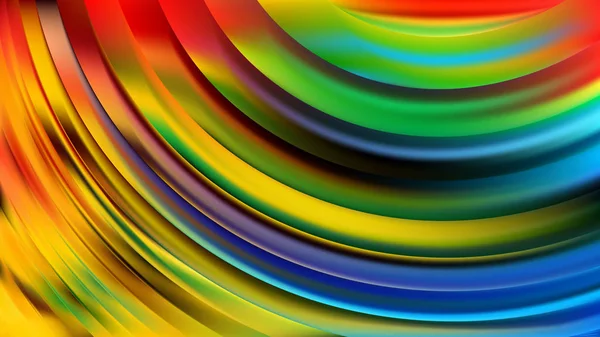 Abstrakte Wellenförmige Vektor Illustration Hintergrund — Stockvektor