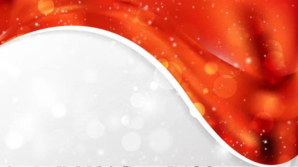 Abstract Red Orange Wave Business Background — ストックベクタ