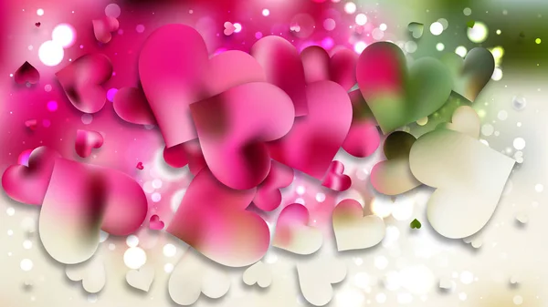 Valentines Day Fond Abstrait Illustration Vectorielle — Image vectorielle