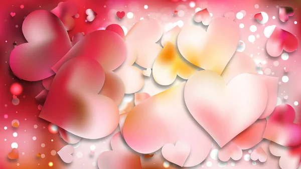 Valentines Day Fond Abstrait Illustration Vectorielle — Image vectorielle