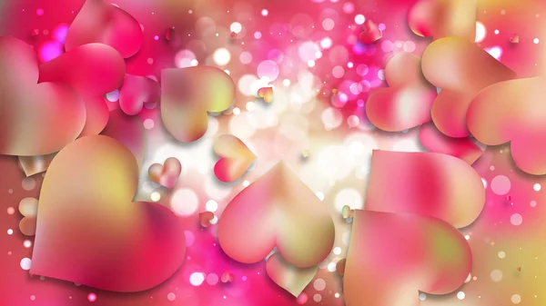 Valentines Day Fond Abstrait Illustration Vectorielle — Image vectorielle