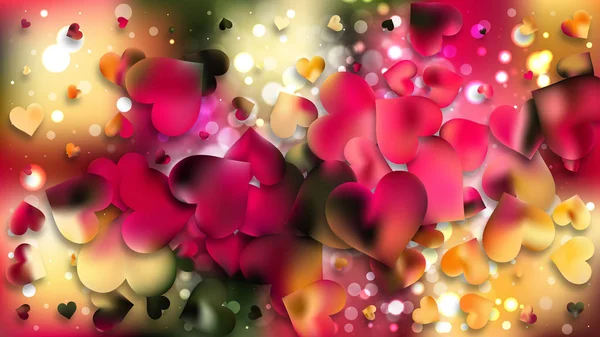 День Святого Валентина Абстрактним Фоном Векторні Ілюстрації — стоковий вектор