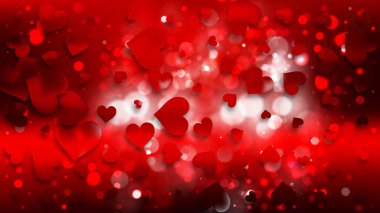 tam kare vektör resmi, 14 Şubat kartı, kalpli sevgililer günü kartı 