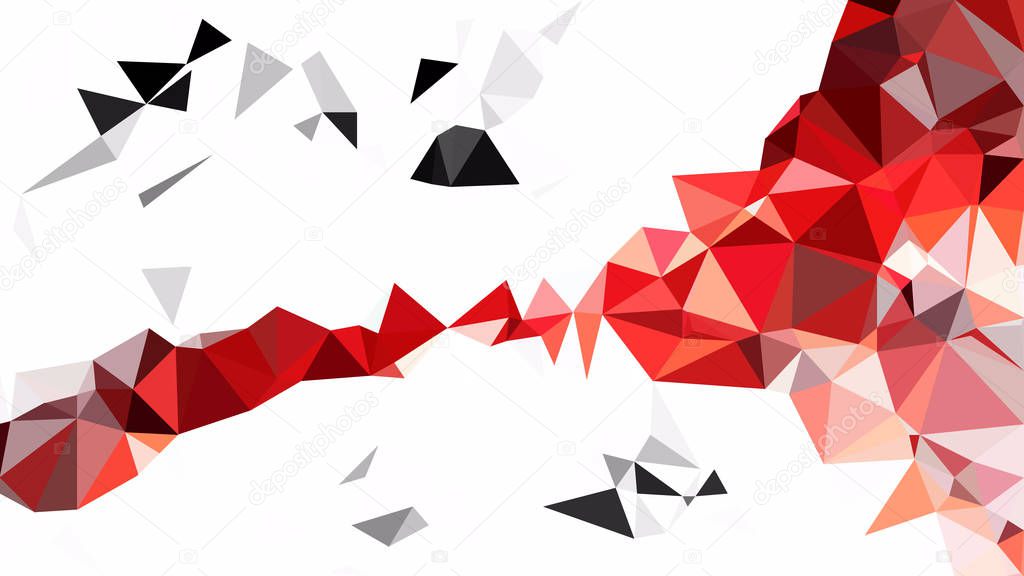 abstract red vector background