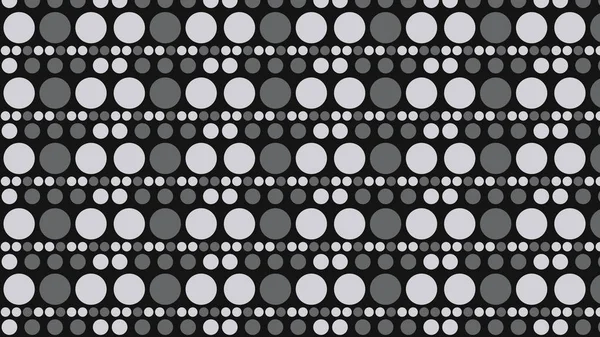 Plein Cadre Motif Cercles Noirs Fond Vectoriel — Image vectorielle