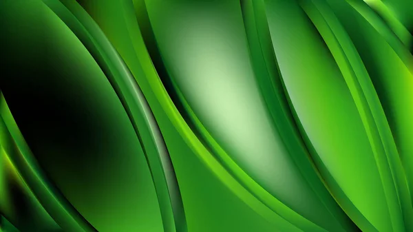Abstrakte Grüne Und Schwarze Hintergrundvorlage — Stockvektor