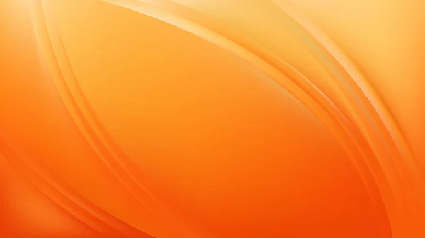 Plein Cadre Vagues Orange Fond Copier Espace Poster Vecteur — Image vectorielle