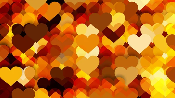 Фон Любовних Сердець Повна Рамка Векторна Ілюстрація Картка Лютого Денна — стоковий вектор
