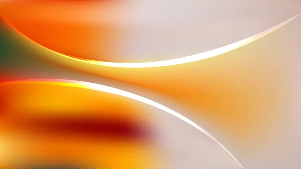 Hela Ram Orange Vågor Bakgrund Kopiera Utrymme Affisch Vektor — Stock vektor