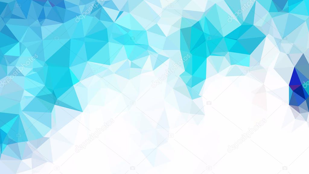 Abstract blue blurred bokeh background