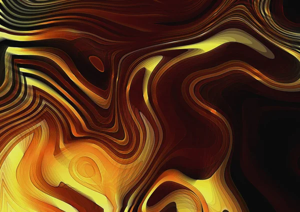 Křivkové Vlny Tekuté Kapaliny Abstraktní Pozadí — Stock fotografie