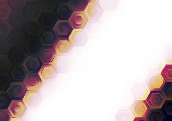 Hexagonal Shapes Abstract Background — Stock Photo, Image