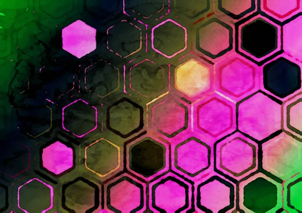 Nido Abeja Formas Formas Hexagonales Fondo Abstracto — Foto de Stock