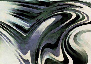 Eğri dalgalar, sıvı sıvı, soyut arkaplan 