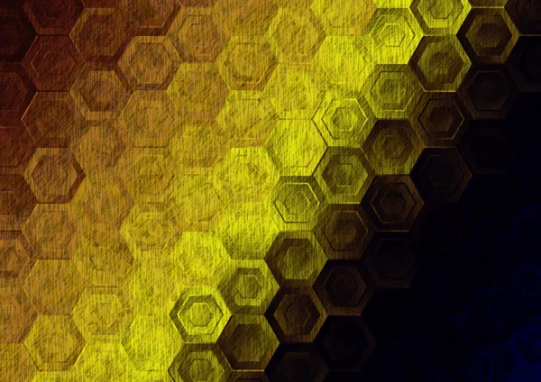 Formas Hexagonais Fundo Abstrato — Fotografia de Stock