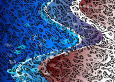 soyut renkli leopar boyalı arkaplan