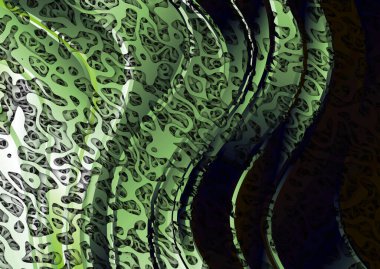 Dinamik eğri dalgaları, soyut arkaplan 