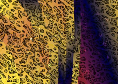 renkli leopar soyut arkaplanı boyadı