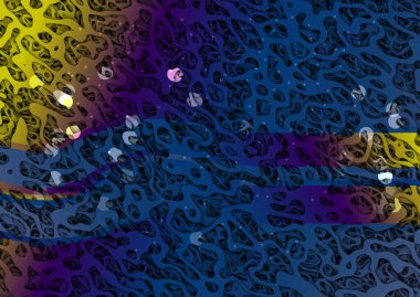 renkli leopar soyut arkaplanı boyadı