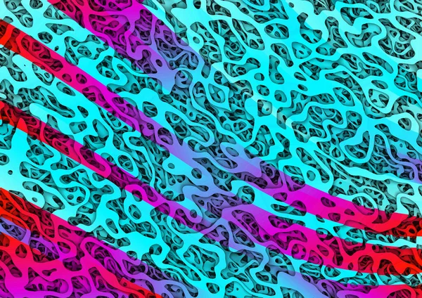 Leopardo Colorido Pintado Fundo Abstrato — Fotografia de Stock