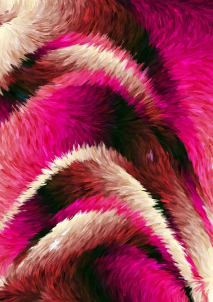 Colorful Fur Texture Background — Stock Photo, Image