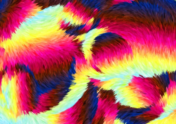 Colorful Fur Texture Background — Stock Photo, Image