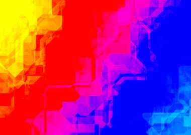 Kopyalama alanı için soyut renkli arkaplan