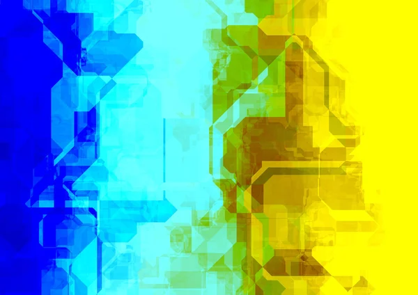 Moderne Grafische Formen Farbenfroher Hintergrund Kopierraum Muster — Stockfoto