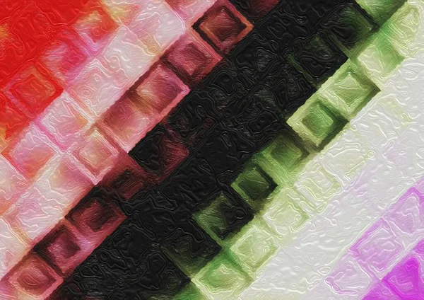 Abstrakte Bunte Hintergrund Mit Quadraten Mosaik — Stockfoto