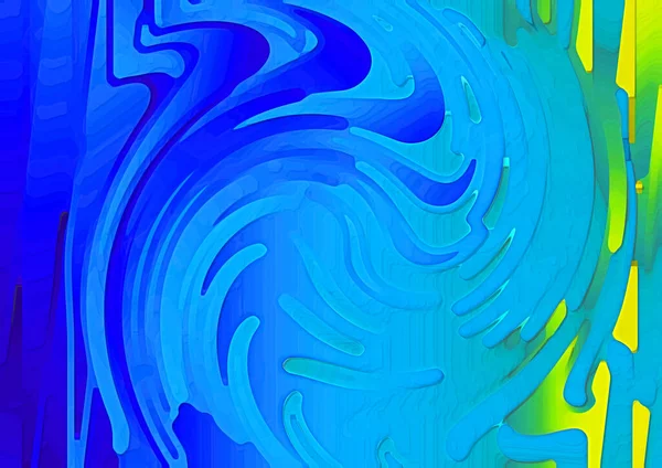 Colorful Waves Abstract Background Copy Space — Stock Photo, Image