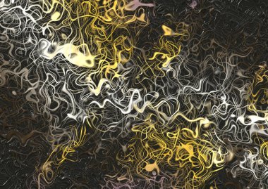 Karmaşık eğri çizgileri ve spiralleri olan soyut arkaplan 