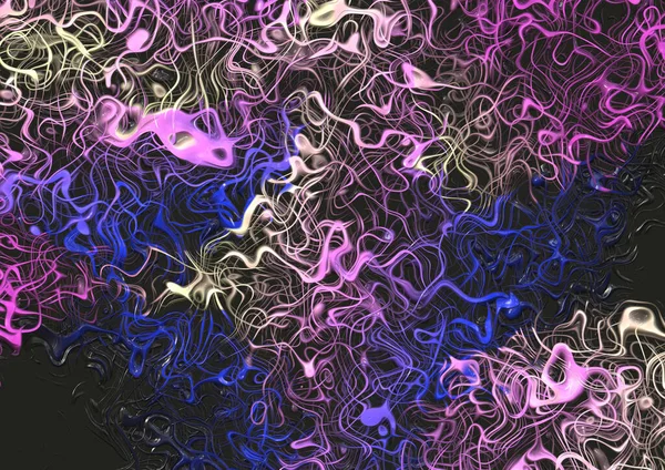 Karmaşık eğri çizgileri ve spiralleri olan soyut arkaplan 