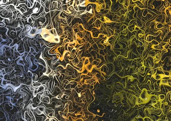 Абстрактный Фон Грязными Кривыми Линиями Спиралями — стоковое фото