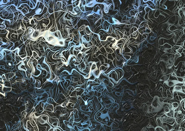 Abstracte Achtergrond Met Rommelige Kromme Lijnen Spiralen — Stockfoto