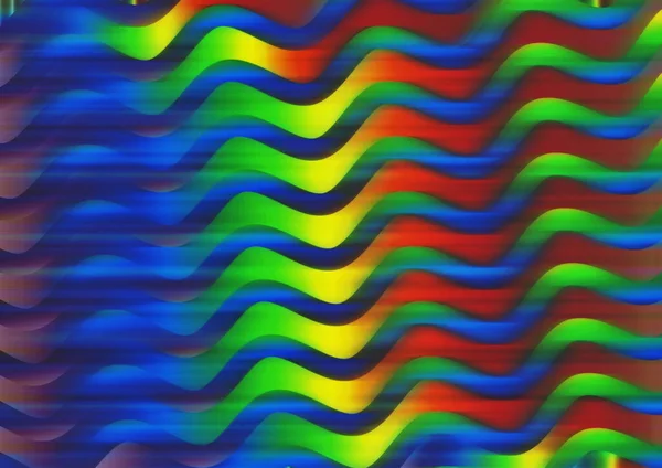 曲線波抽象的背景 — ストック写真